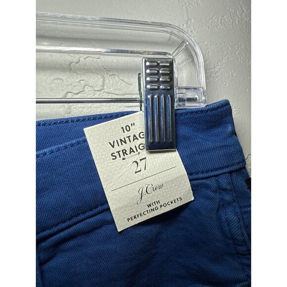 J crew 10 inch vintage straight tie dye bleached raw hem jeans womens 27 boho - Picture 2 of 12